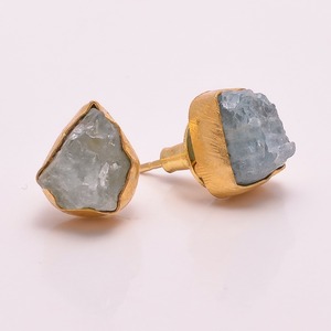 Boucles d'oreilles en citrine, pierre précieuse naturelle plaquée or 18 carats de haute qualité, bijoux en or vermeil 14 carats pour un usage quotidien. - Product Image 5