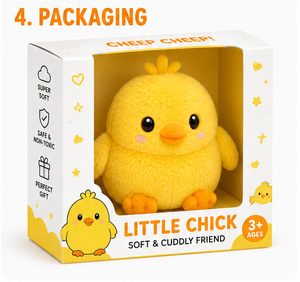 Juguete de Peluche de Pato para Perro, Juguete de Peluche para Mascotas, Lindo Juguete de Animal para Masticar, Juguete Chirriante para Perro, Juguete Duradero para Mascotas, Juguete para la Dentición de Cachorros, Juguete Interactivo para Perro - Product Image 5