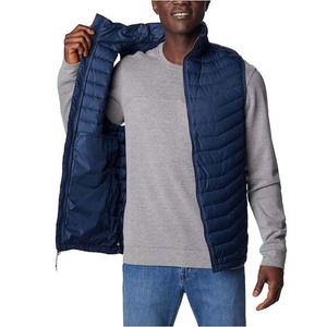 Fashion Trend Luxury Brand Sleeveless Stand <b>Canvas</b> Autumn Winter High Quality Casual Warm Waterproof Breathable Puffer <b>Jacket</b> - Product Image 4