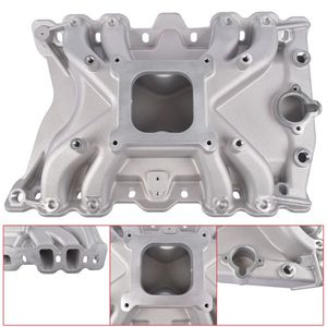 Single Plane Silver Aluminum Low-Rise Intake Manifold for Oldsmobile 400 425 455 R4150 - Product Image 4