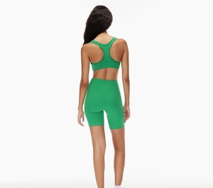 Conjunto Deportivo para Mujer, Sujetador Deportivo y Pantalones Cortos, para Gimnasio, Ejercicio, Fitness, Yoga, Top Cómodo y Elástico - Product Image 4