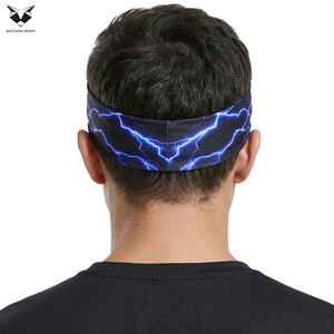 Diadema Deportiva de Béisbol Azul Relámpago, Transpirable, de Alta Elasticidad, Nueva, Moderna, Personalizada, de Buena Calidad, que Absorbe la Humedad - Product Image 6