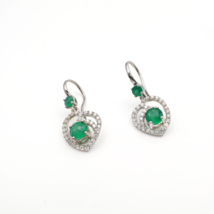 925 Sterling Silver Natural Green <b>Onyx</b> Pendant & <b>Earring</b> Set Rhodium Plated OEM ODM Fine Jewelry - Product Image 6