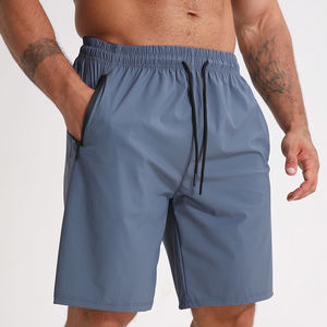 Pantalones Cortos Deportivos GAF de Verano para Hombre, Color Sólido, Cintura Alta, Cierre con Cordón, Transpirables, de Secado Rápido, para Ejercicio, Fitness y Deportes - Product Image 5