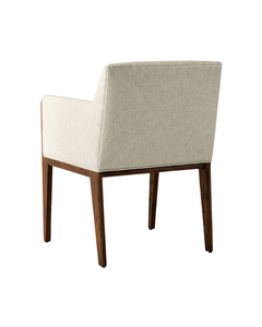Sillón de Comedor Moderno Tapizado con Patas de Madera, Tela de Microfibra, Cómodo para el Hogar, Muebles de Comedor, Hoteles y Restaurantes - Product Image 2