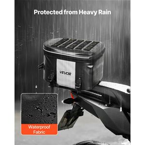 Bolsa Trasera Impermeable para Motocicleta de 28 L, Maletero de Almacenamiento para Asiento Trasero con Asa para Deportes al Aire Libre y Alforjas para Motocicleta - Product Image 5