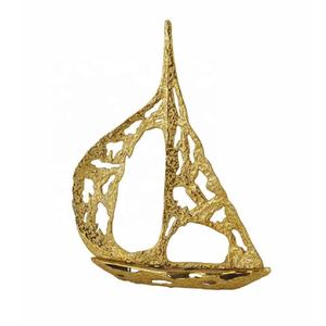 Juego de escultura de ballena de aluminio plateado moderno, librería Náutica para el hogar, oficina, gran mesa, artesanía de Metal para decoración del hogar - Product Image 6