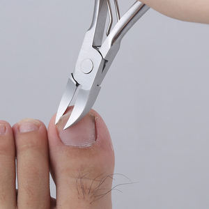 Coupe-ongles professionnel de qualité salon avec poignée antidérapante, outil en acier inoxydable durable pour les soins des ongles des doigts et des orteils - Product Image 4