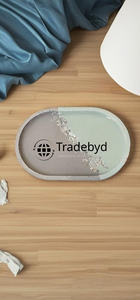 Elegante Bandeja Moderna de Resina, Plato Decorativo Móvil Hecho a Mano de Primera Calidad para Servir en el Hogar, Tradebyd - Product Image 5