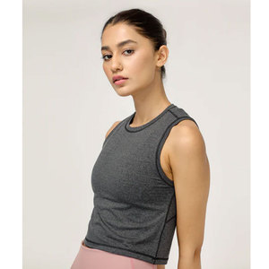 เสื้อกล้ามรัดรูปผู้หญิง ผ้าริบ ทรงเข้ารูป ใส่สบายสำหรับฤดูร้อน น้ำหนักเบา สวมใส่ได้ทุกวัน มีสีให้เลือกหลากหลาย หลายขนาด รับผลิตตามสั่ง - Product Image 3