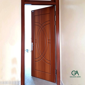 Puerta Interior Moderna de Madera Sólida con Acabado para Dormitorio, Apartamento o Villa - Product Image 1