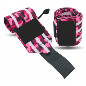 Bandes de poignet de camouflage pour haltérophilie, support de poignet réglable pour tractions, bandes de poignet pour powerlifting et musculation - Product Image 1