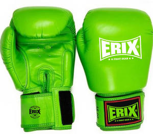 Guantes de Boxeo Profesionales de Piel de Vacuno Chrome Heart con Cierre de Velcro para Entrenamiento de MMA, Muay Thai y Kickboxing - Product Image 4