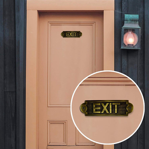 Latest Nautical Name Plate in Brass for Wall Decor Wall Signs Elegant Finished Metal Name Plate in Wholesale - Product Image 2