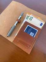 Porte-Comptes en Cuir Véritable Personnalisé avec Logo pour Restaurants, Porte-Comptes de Client, Dossier de Reçus d'Hôtel LBH-0083