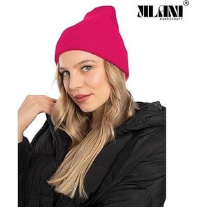 Jilani Handicraft Rose Pink <b>Beanies</b> for Women - Product Image 5