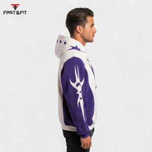 Sudaderas con Capucha para Hombre, Tallas Grandes, Estilo Casual, Moda Urbana, 100% Algodón, Bordadas, Invierno, Logotipo Personalizado, Hechas en Pakistán, las Más Populares - Product Image 3