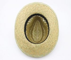 Chapeau de paille élégant de style resort avec bord pliable et matériau léger disponible en gros commandes en gros - Product Image 6