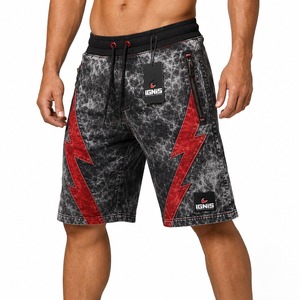 <b>Men</b> Acid Wash <b>Lounge</b> <b>Shorts</b> Cotton Sweat <b>Shorts</b> Vintage Washed Athletic Training Casual Summer Bottoms with Pockets - Product Image 4