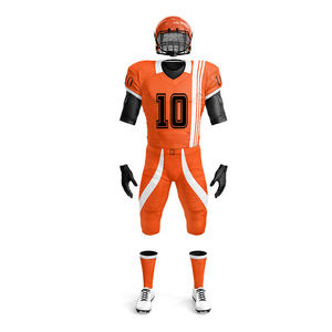 Fabricant d'uniformes de football américain sur mesure, vente en gros de maillots et pantalons de football sublimés 100% polyester, vêtements d'équipe OEM - Product Image 3