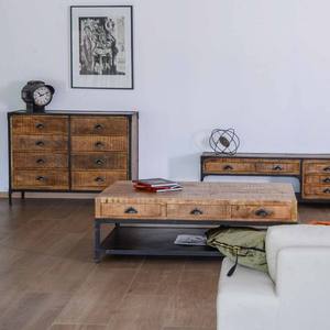 Cómoda antigua estilo Vandana Ivory Line en madera y metal - Product Image 5