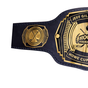 Jeff Gillies Award Hockey Tournament Belt Howe Cup MVP 2025 Customizable Championship Title Belt Premium Design - Product Image 5