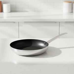 Poêle à frire en acier inoxydable compatible induction, casserole à long manche pour cuisinière à gaz, ustensile de cuisine - Product Image 6