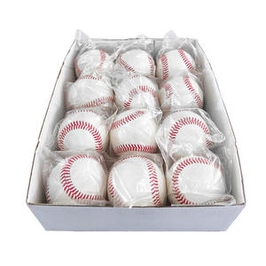 KATBROS INDUSTRIES - Pelota de Béisbol Blanca con Costuras Rosas, Material Compuesto, Tamaño Estándar, Duradera, para Diestros y Zurdos, para Entrenamiento, en Bolsa de Polietileno - Product Image 6