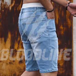 Bermuda pour homme BLOODLINE à séchage rapide, enduit PU, taille mi-haute, motif camouflage, short de sport décontracté avec poches et taille élastique - Product Image 3