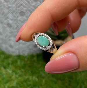 Anillo de Esmeralda Natural en Plata de Ley 925, Hecho a Mano, Certificado IGI, Diseño Art Deco Vintage, Piedra de Nacimiento de Mayo, Regalo para Mujer - Product Image 5