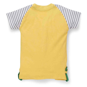 เสื้อยืดเด็กชายแขนสั้นผ้าฝ้ายลำลองสบายระบายอากาศได้ดีเสื้อผ้าเด็กคอกลมเสื้อฤดูร้อน - Product Image 2