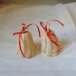 Ornement d'arbre de Noël en rotin tissé à la main décor de rotin naturel pour la maison festive et l'affichage de vacances au bureau Vietnam - Product Image 5