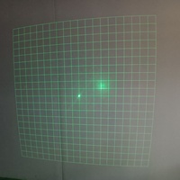 Modul Laser Dioda Hijau Daya Tinggi Ismartlaser Baru 12x40mm 520nm 5mw Pola Grid 20x20 Sambungan Daya USB Komponen Perataan Laser