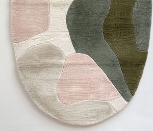 พรมขนสัตว์/ฝ้ายเนื้อนุ่มฟู ทอมืออย่างดี เกรดเชิงพาณิชย์ หนาพิเศษ สำหรับห้องนอน ห้องนั่งเล่น ตกแต่งบ้าน - Product Image 2