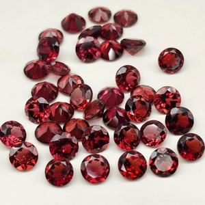 Pierre précieuse grenat de qualité supérieure, taille brillant ronde, pierre naturelle à facettes, grenat du Mozambique pour la vente en gros de bijoux - Product Image 3