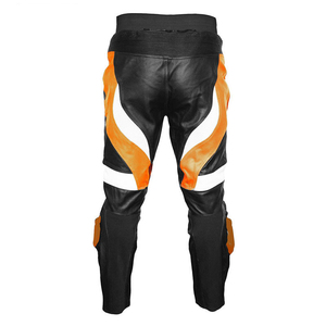 Ho Sale Cheap Price Cowhide Leather Winter Sportswear Motocross Breathable Motorcycle Biker Pants for Men - Product Image 6