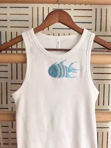 Top de Tirantes Bordado a Mano con Cuentas para Mujer, con Detalles Artísticos y Acabado de Moda Premium - Product Image 3
