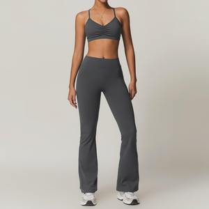 Camisetas deportivas al por mayor para mujer, coloridas, de manga larga, para fitness, con efecto push-up, ropa de entrenamiento, conjuntos ajustados de yoga para mujer - Product Image 6