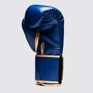 Top Selling Customized Fly Boxing Sparring <b>Gloves</b> Genuine Blue Gold Leather Boxing Training <b>Gloves</b> <b>Custom</b> Logo Fighting <b>Gloves</b> - Product Image 5