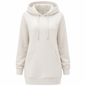 Sudaderas con Capucha de Invierno Personalizadas al por Mayor, 100% Algodón para Mujer, Logotipo Frontal y Servicio OEM - Product Image 1