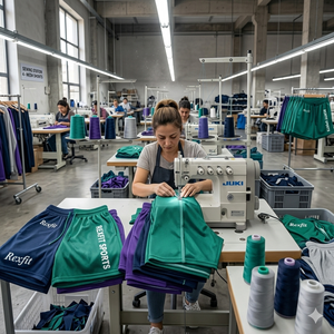 กางเกงขาสั้นออกกำลังกายผู้ชาย REXFIT SPORTS ลายเปลวไฟ กางเกงวิ่งฟิตเนส รับผลิตโลโก้ กางเกงกีฬา น้ำหนักเบา - Product Image 6