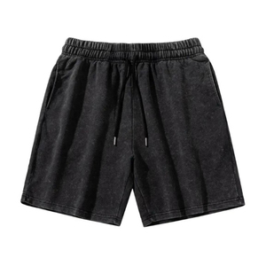 Ensemble de vêtements décontractés d'été pour hommes, streetwear, logo personnalisé, t-shirt surdimensionné, short en tricot doux uni, ensemble 2 pièces, respectueux de l'environnement - Product Image 4