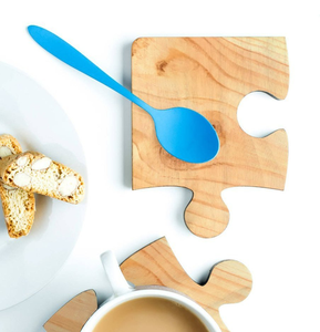 Wood Puzzle Coaster High Quality Custom Wooden Jigsaw Puzzle Sublimation Coaster 4 Pieces For Hotel Home <b>Bar</b> <b>Mat</b> & Pads - Product Image 6