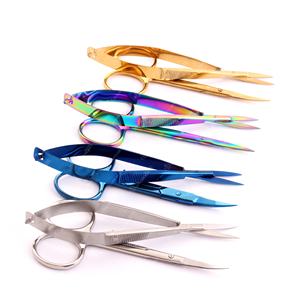 Herramientas de manicura Tijeras profesionales para cutículas Tijeras para apretar cejas Tijeras de resorte Micro tijeras con logotipo - Product Image 2