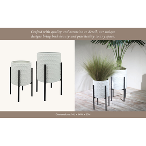 Soporte para Macetas de Hierro Metálico de Alta Calidad con Acabado Pulido Moderno, Diseño Ligero y Duradero, Fácil Mantenimiento, Uso Decorativo para el Hogar - Product Image 6