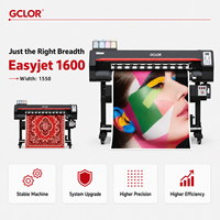 Impresora Eco Solvente GCLOR Easyjet 1601 1602 de 1.6m, Máquina de Impresión de Vinilo por Sublimación I3200 F1080