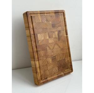 Tabla de Cortar de Madera con Acabado Natural No Tóxico, con Asa, Resistente, Apta para Lavavajillas, Bloque para Cortar Carne, Logotipo Personalizado Grabado con Láser - Product Image 5