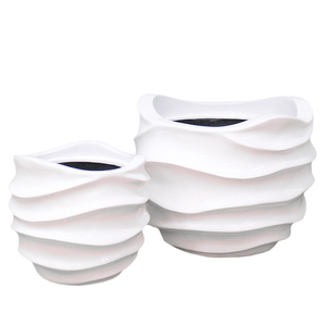 Garden Supplier Vietnam Supplier Fiberglass Planters Wholesale Handicrafts Private Packaging Available - Product Image 1