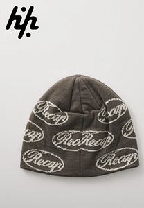 Personnalisé Jacquard Hiver Respirant et Imperméable Réglable Unisexe Adultes Sans Manchette Bonnet 100% Laine Logo Imprimé Fabricants - Product Image 2