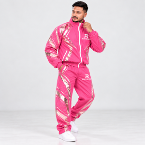 Conjunto Deportivo de 2 Piezas para Hombre, Chaqueta Cortavientos y Pantalones Jogger de Nailon Personalizados, Proveedor Mayorista OEM ODM, Logotipo Personalizado - Product Image 4